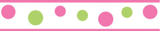 divider pinkgreen dots